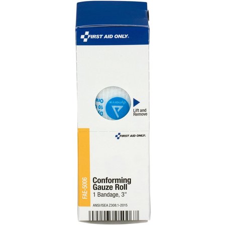 First Aid Only First Aid Kit Refill, 3" Conforming Gauze Roll, 1 Per Box FAE-5006