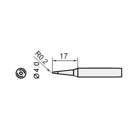 Proskit Pencil Replc. Tip for SS206EU, SS207EU 5SI-216N-I
