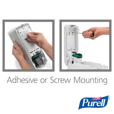 Purell ADX-12 1250mL Hand Sanitizer Dispenser, Push-Style, White 8820-06