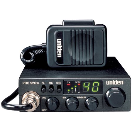 Uniden CB Radio, Compact, Black PRO520XL