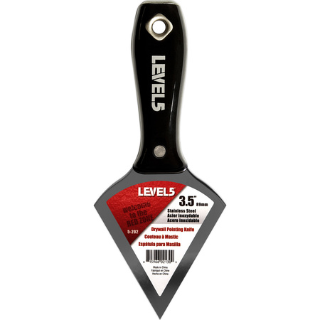 LEVEL 5 TOOLS Pointed Knife, Stainless Steel, 3.5 5-202