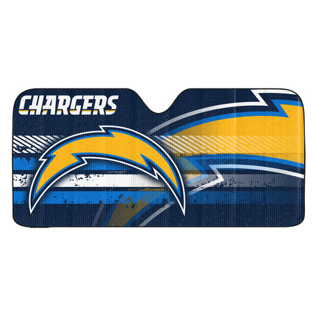 FANMATS NFL Los Angeles Chargers Windshield Sun Reflector 60058