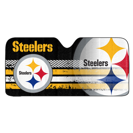 FANMATS NFL Pittsburgh Steelers Windshield Sun Reflector 60068