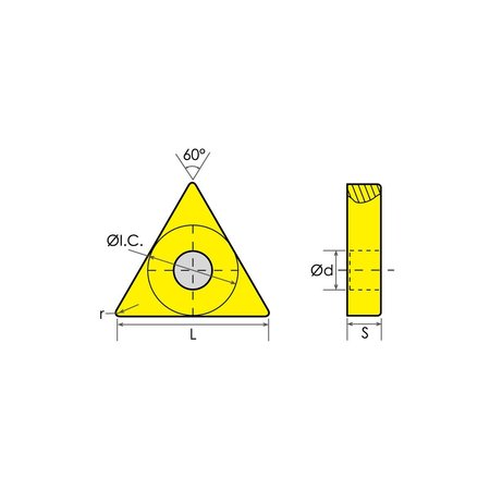 Hhip TPGH-32.51 C-2 Carbide Insert 6025-0014