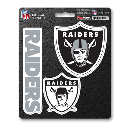 FANMATS NFL Las Vegas Raiders Decal Stickers 60965