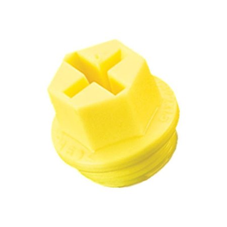 CAPLUGS METRIC SEALING PLUGS, Yellow, Nylon 4500 PK MT-16 MT16Q1