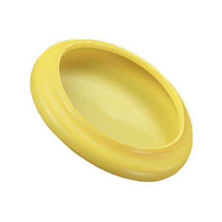 CAPLUGS Vinyl Flange Cover, Yellow, Vinyl 600 PK VF-2000 V100S15M