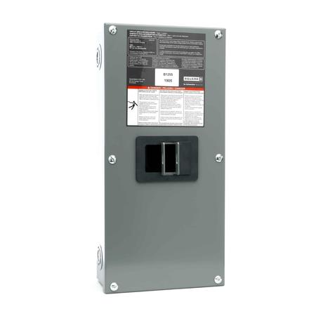 SQUARE D Circuit Breaker Enclosure, BS, 3 Spaces, 125A B125S