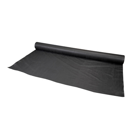 MUTUAL INDUSTRIES 15 in X 300 ft NW60 Non Woven Geotextile Polypropylene, BLACK 60-150-300
