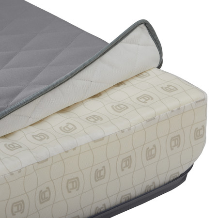 Classic Accessories Montlake Quilted Cushion Slipcover, Grey, 48"x18"x3" 60-448-011001-RT