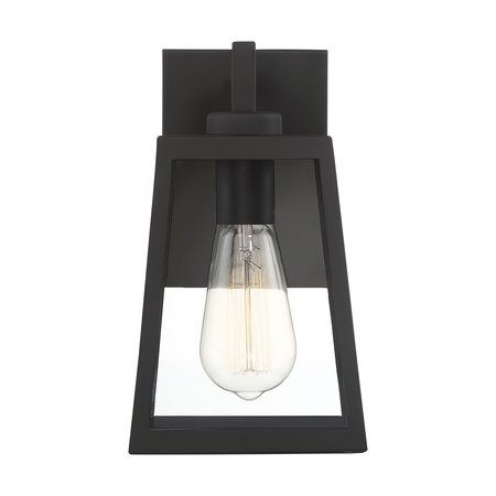 NUVO Halifax - 1-Light - Small Lantern - Matte Black Finish with Clear Glass 60/6581