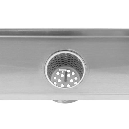 OATEY Designline™ 24 in. Stainless Steel Linear Shower Drain Square Grate DLS2240R2