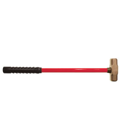 CS UNITEC Non Sparking Hammer, Sledge, 12 lbs, Aluminum Bronze EX104U-1200A