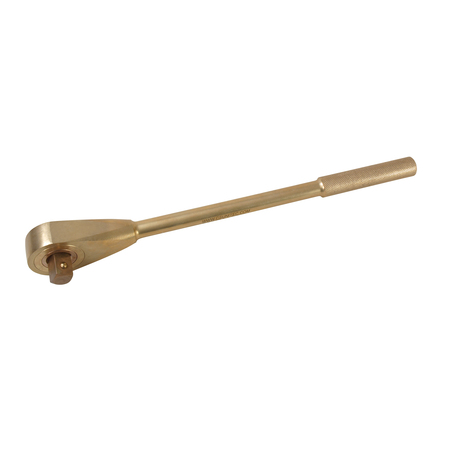 CS UNITEC Non Sparking Ratchet Wrench, 1/2in, Aluminum Bronze EX1501S-B-A