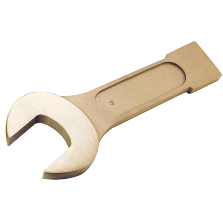 CS UNITEC Non Sparking Wrench, Striking-Open End, 1-1/16in, Aluminum Bronze EX200-035UA