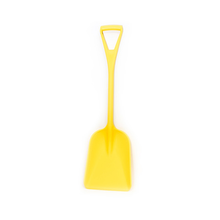 Malish Sanitary Shovel, Polypropylene Blade, 36 in L Yellow Polypropylene Handle 62436