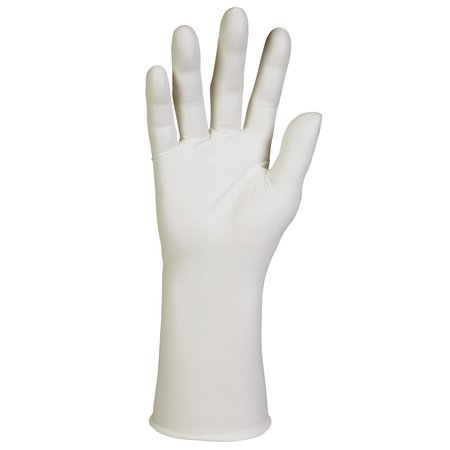 KIMTECH G3, Nitrile Exam Gloves, 7 mil Palm, Nitrile, M, 100 PK, White 62812
