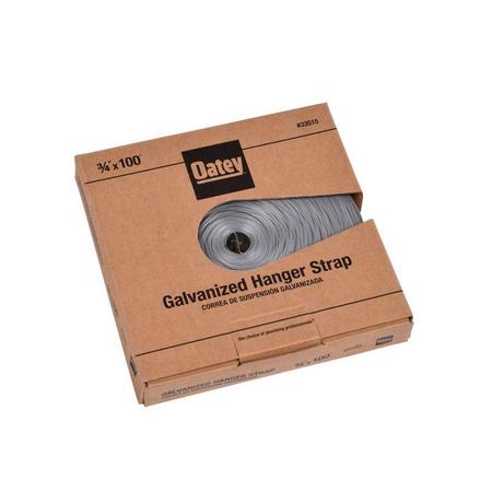 Oatey Hanger Strap, Galv Display, 3/4"x100ft. 33889