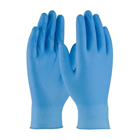 Pip Ambi-dex Axle, Nitrile Disposable Gloves, 4.00 mil Palm, Nitrile, Powder-Free, L, 100 PK, Blue 63-532PF/L