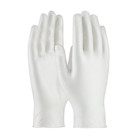 PIP Ambi-dex 64-435, Vinyl Disposable Gloves, 0.08mm Palm, Vinyl, Powder-Free, M, 100 PK, White 64-435PF/M