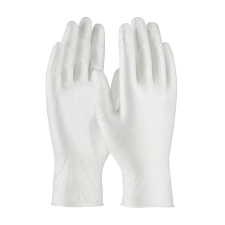 PIP Ambi-dex 64-V3000, Disposable Gloves, 3 mil Palm, Vinyl, Powdered, XL, 100 PK, Translucent White 64-V3000/XL
