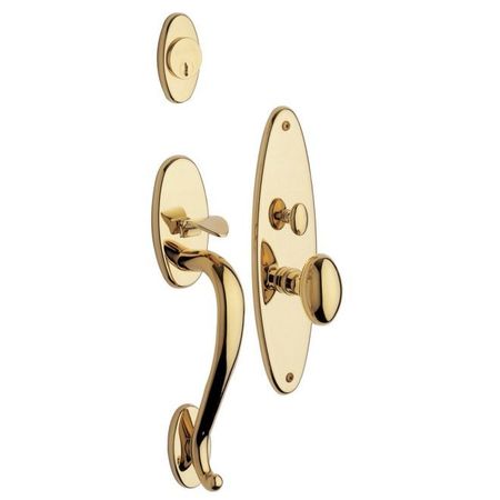 BALDWIN ESTATE Entry Handlesets Lifetime Brass 6560.003.ENTR