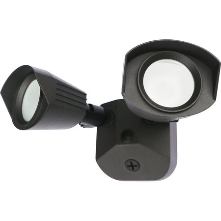 NUVO LIGHTING LED Security-Light - Dual Head - Bronze Finish - 3000K 65/212