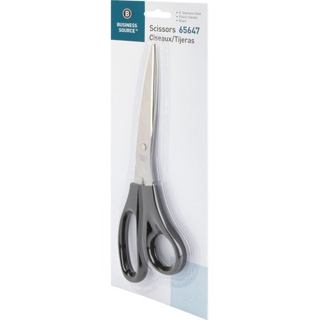 Business Source Scissors, Stainless, Bent, 8" 65647