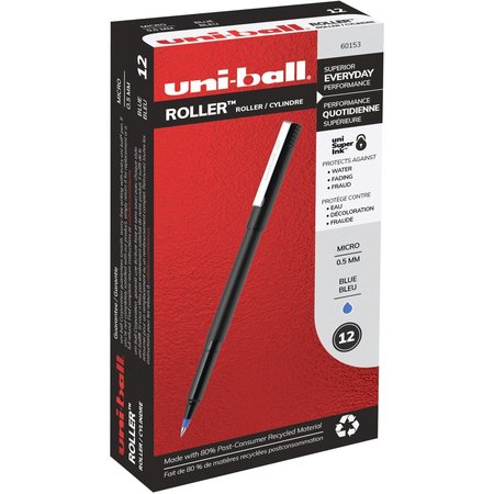 Uni-Ball Pen, Uniball, Roller, 0.5Mm, Be, PK12 UBC60153