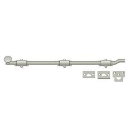 DELTANA Surface Bolt With Off-Set, Heavy Duty Satin Nickel 18" FPG1815