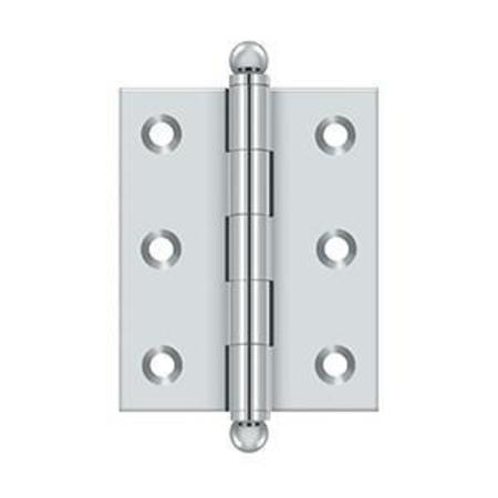 DELTANA Bright Chrome Door and Butt Hinge CH2520U26