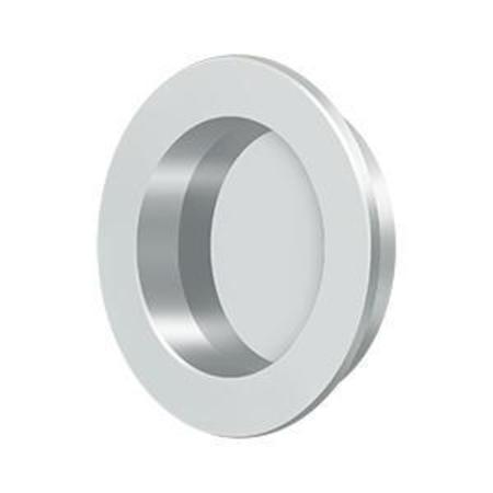 Deltana Round Flush Pull Bright Chrome 2-3/8" FP238U26