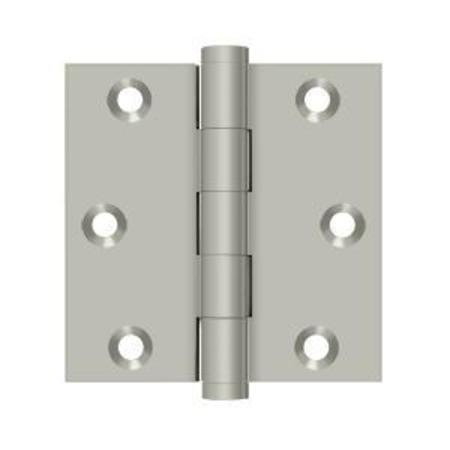 DELTANA Satin Nickel Square Hinge DSB315