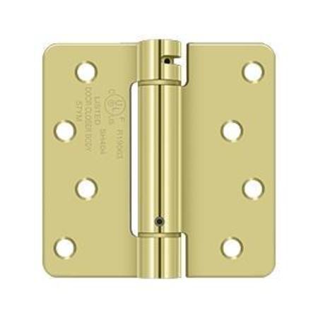 DELTANA Bright Brass Spring Hinge DSH4R43