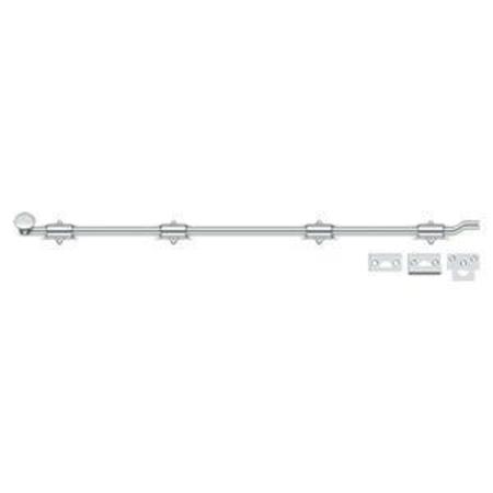 DELTANA Surface Bolt With Off-Set, Heavy Duty Bright Chrome 42" FPG4226