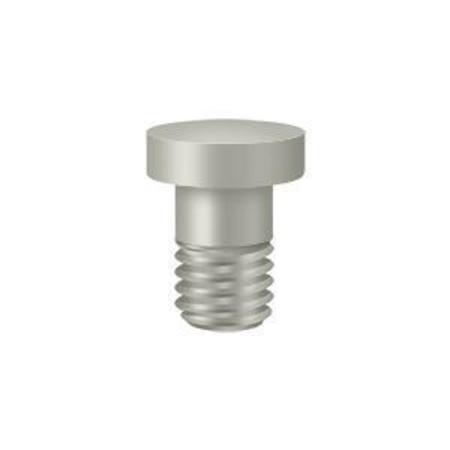 DELTANA Extended Button Tip For Solid Brass Hinge Satin Nickel HPSS70U15