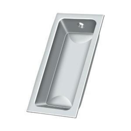 DELTANA Flush Pull, Large, 3-5/8" X 1-3/4" X 1/2" Bright Chrome FP227U26