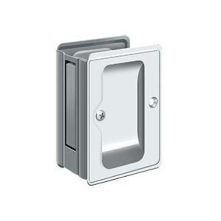 DELTANA Heavy Duty Pocket Lock, Adj, 3-1/4" X 2 1/4" Passage Bright Chrome SDPA325U26