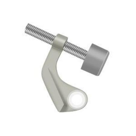 DELTANA Hinge Pin Stop, Hinge Mounted For Steel Hinge Satin Nickel HPS88U15