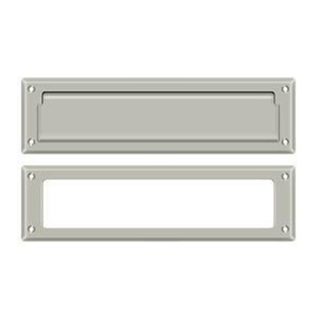 Deltana Mail Slot 13-1/8" With Interior Frame Satin Nickel MS211U15