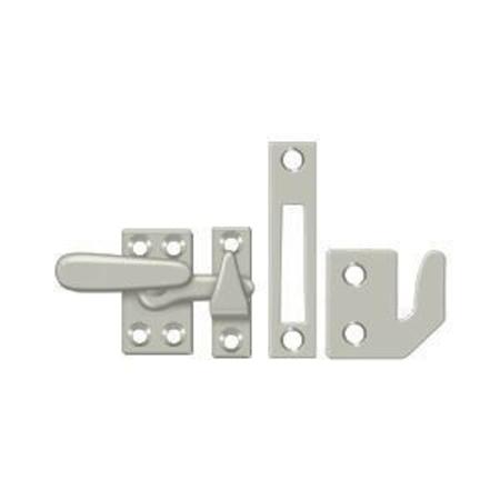 DELTANA Window Lock, Casement Fastener, Small Satin Nickel CF066U15