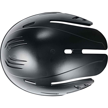 Skullerz By Ergodyne Bump Cap, Short Brim Baseball, ABS, Hook-and-Loop Suspension, Black 8950