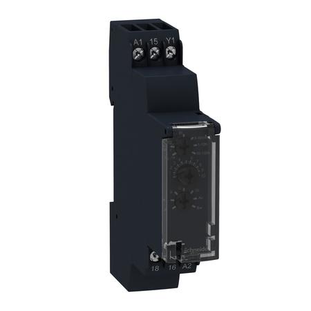 SCHNEIDER ELECTRIC Multifunction relay, Harmony Timer Relays, 8A, 1CO, 0.1s..10 h, power on delay, symmetrical flashing, 24V DC or 24...240V AC DC RE17RMMU
