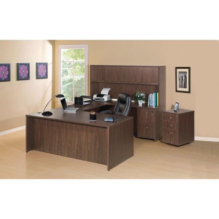 Lorell 15-1/2" W 3 Drawer Lorell Contemporary Furniture, Laminate LLR69985