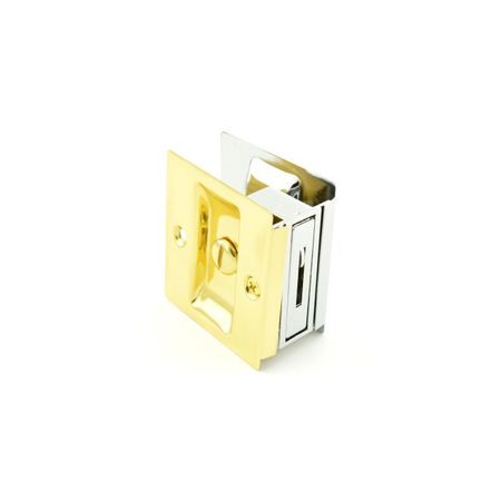 TRIMCO Privacy Pocket Door Lock Square Cutout for 1-3/8" Thick Door BB 1065.605/625