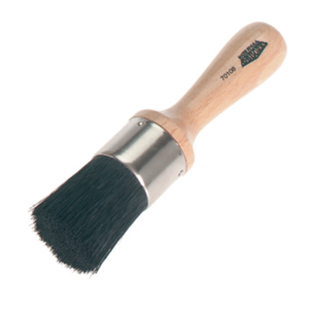 OSBORN #6 Flat Marking Paint Brush, Wood Handle 0007010800