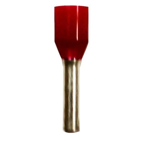 ECLIPSE TOOLS Wire Ferrule Red, 16 AWG, PK100 701-016-100