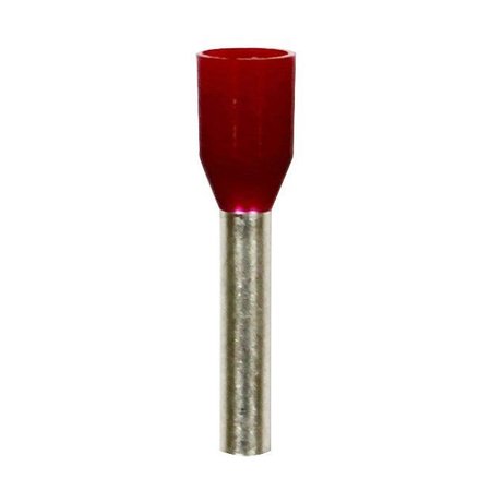ECLIPSE TOOLS Wire Ferrule, Red, 16 AWG, PK100 701-024-100