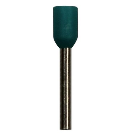 ECLIPSE TOOLS Wire Ferrule, 100PK, Turquoise, PK100 701-027-100