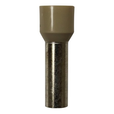 ECLIPSE TOOLS Wire Ferrule, Beige, AWG 2, 25mm, PK25 701-045
